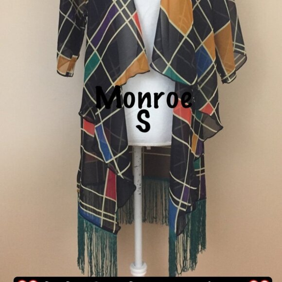 LuLaRoe Tops - LuLaRoe Monroe Cover Up/Kimono brand new with tags